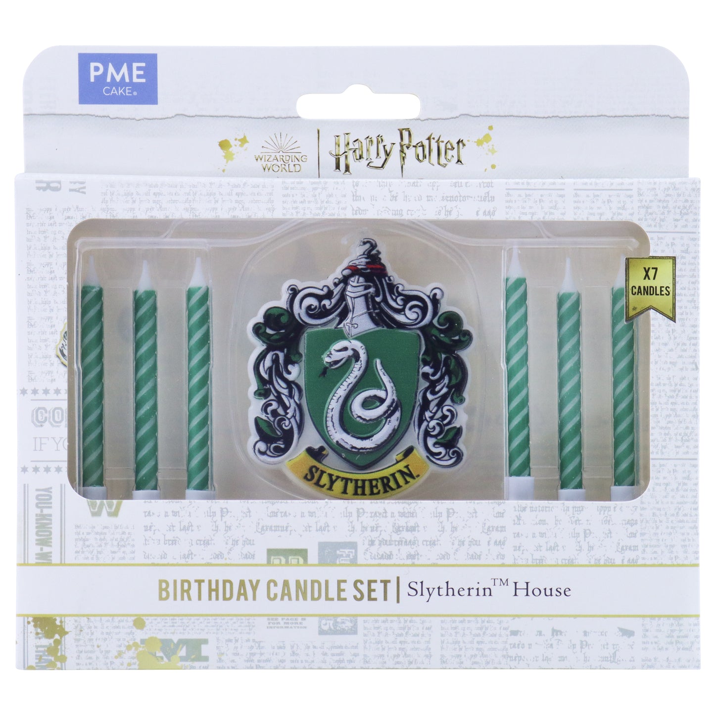 Harry Potter - Kuchenkerzen Set - Slytherin