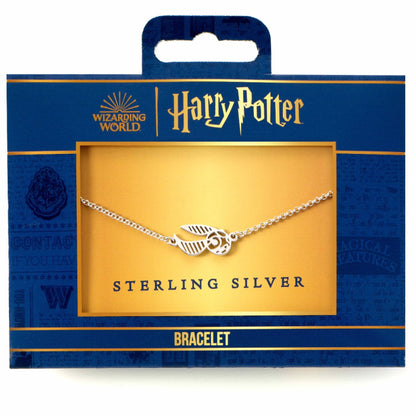 Harry Potter - Goldener Schnatz Armband - Sterling Silber