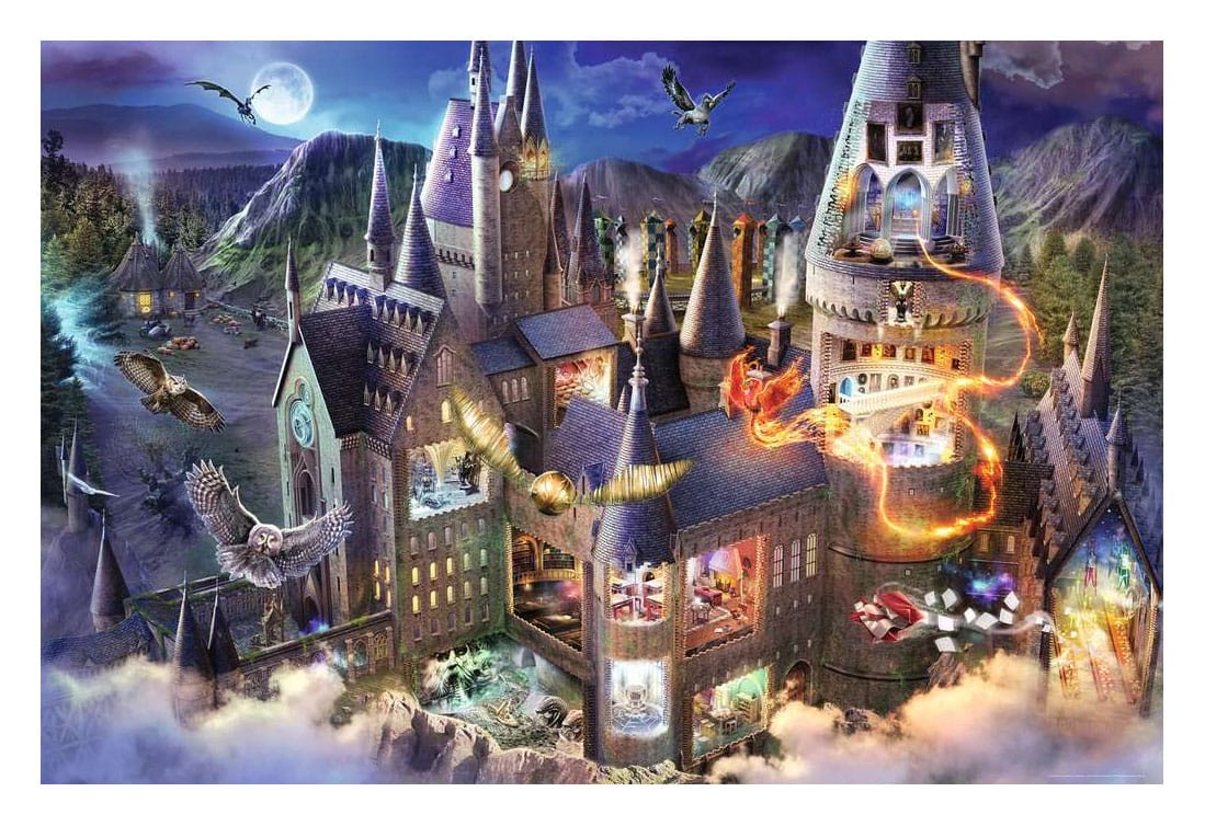 Harry Potter - Puzzle - Hogwarts Interior (3000 Teile)