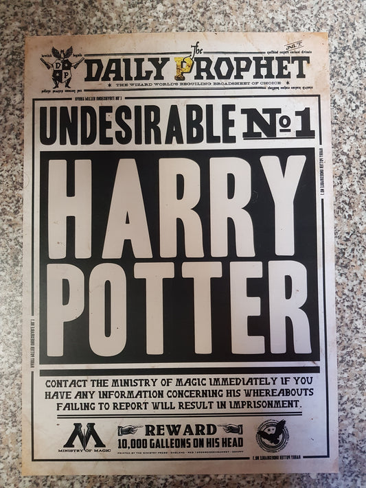 Harry Potter - Poster - Undesirable No.1 (42 cm x 30 cm)