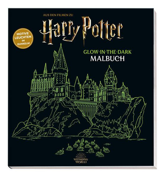 Harry Potter - Glow-in-the-Dark Malbuch