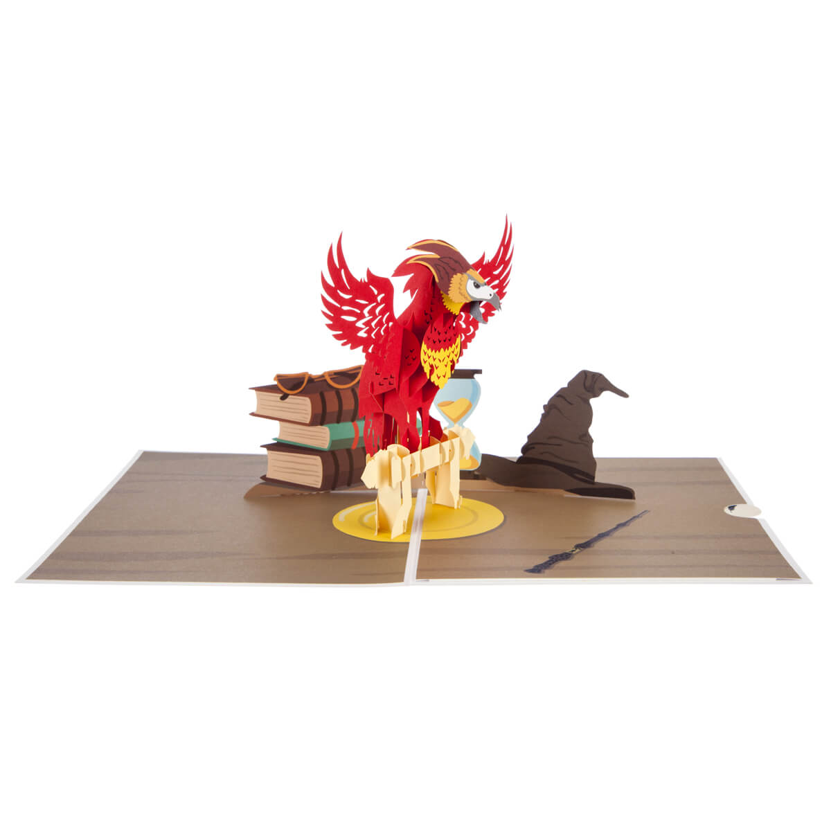 Harry Potter - 3D Pop-Up Karte - Fawkes