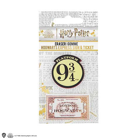 Harry Potter - Radiergummi Set - Hogwarts Express & Ticket