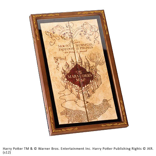 Harry Potter - Display für Karte des Rumtreibers (Marauder´s Map)