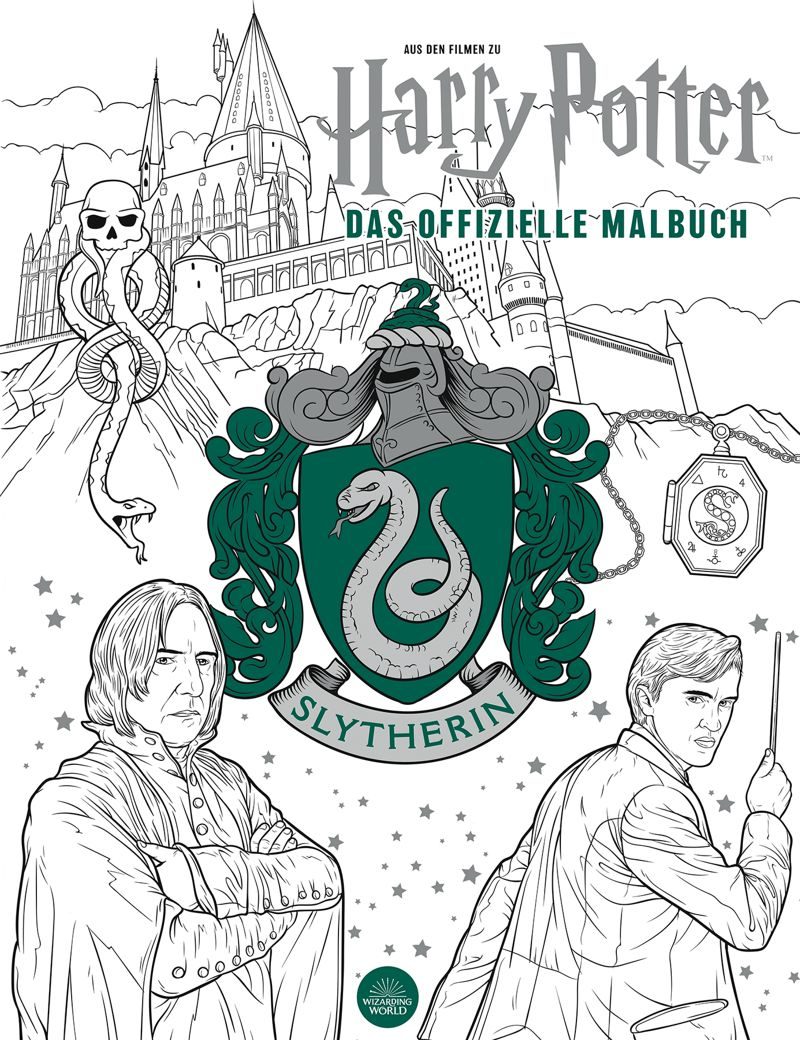 Harry Potter - Das offizielle Malbuch - Slytherin