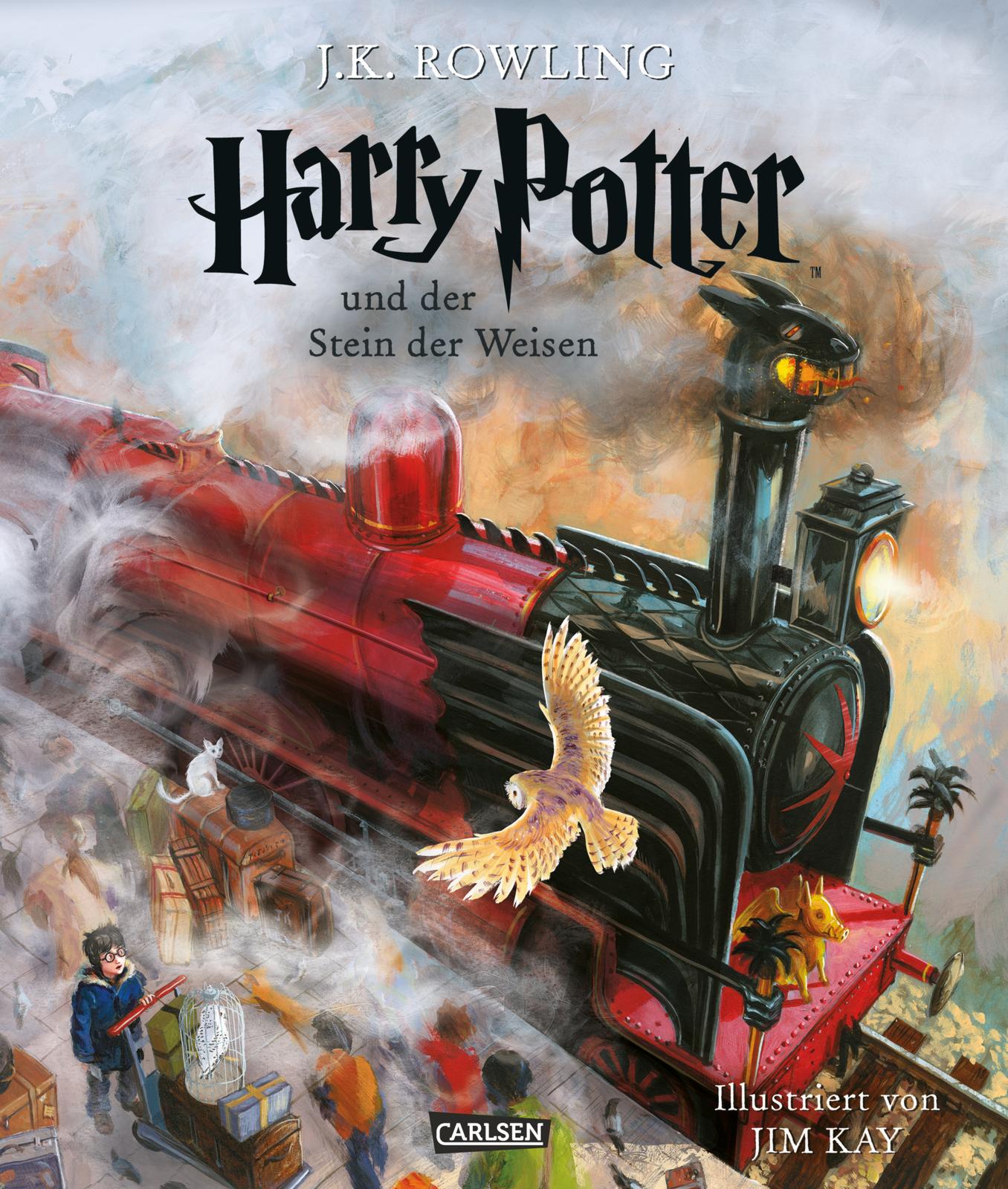 Harry Potter - Band 1 - Harry Potter und der Stein der Weisen (farbig illustrierte Schmuckausgabe) - Hardcover
