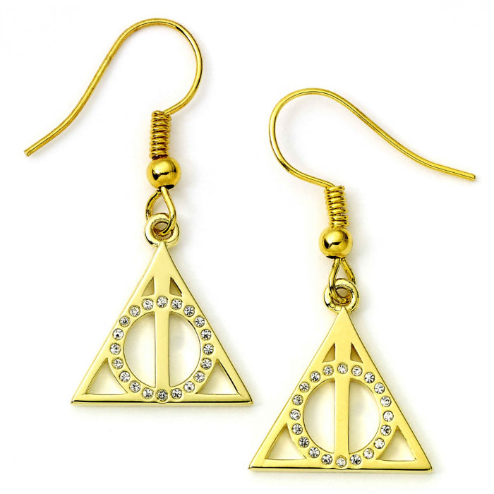 Harry Potter - Kristall-Kollektion - Heiligtümer des Todes Ohrringe Gold