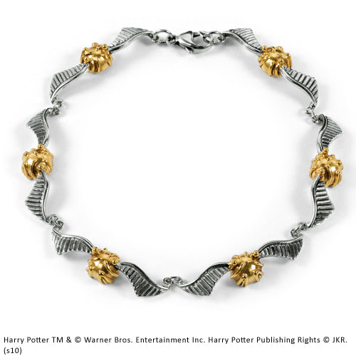 Harry Potter - Quidditch Armband - Sterling Silber / 24K Gold