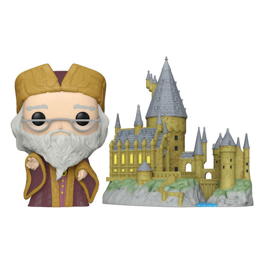 Harry Potter - Albus Dumbledore mit Hogwarts - Pop!